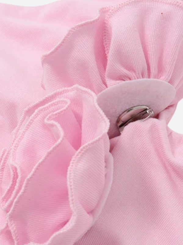 Soft Girl Floral Halter Top