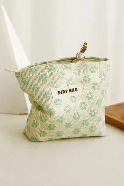 Soft Girl Floral Mini Makeup Bag