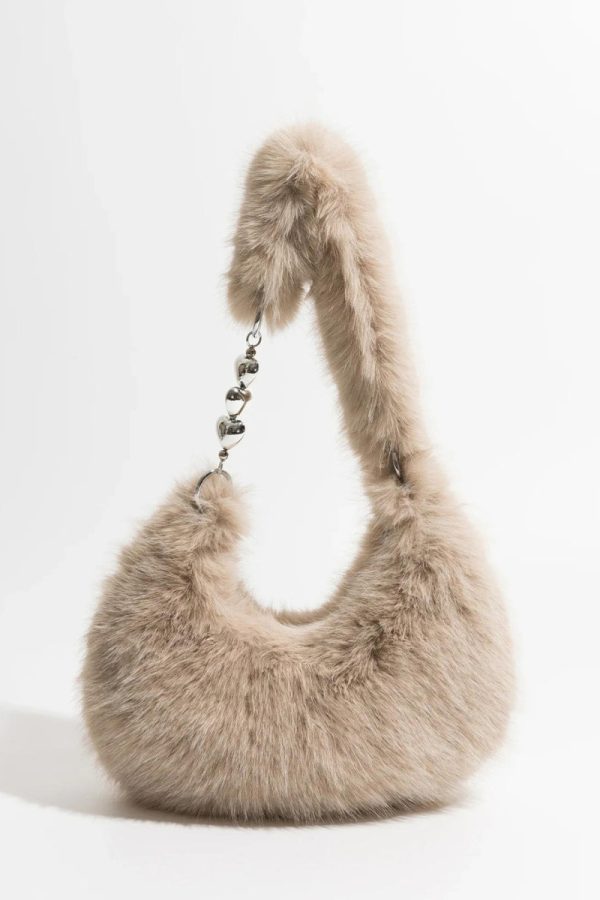 Soft Girl Fluffy Multifunctional Bag
