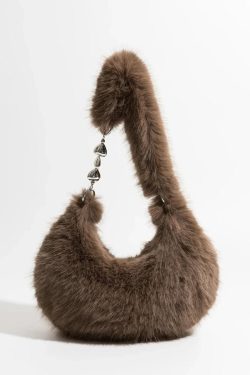 Soft Girl Fluffy Multifunctional Bag