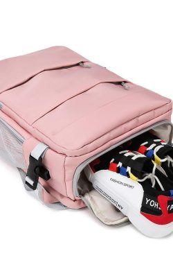 Soft Girl Hidden Pockets Travel Backpack