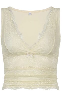 Soft Girl Lemonade Lace Top