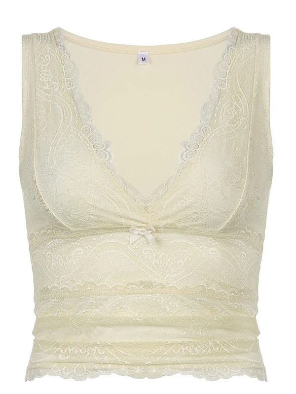 Soft Girl Lemonade Lace Top