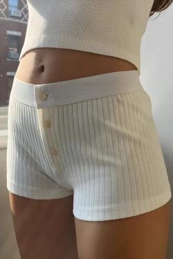 Soft Girl Low Rise Knitted Shorts