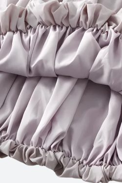 Soft Girl Pastel Bubble Midi Skirt