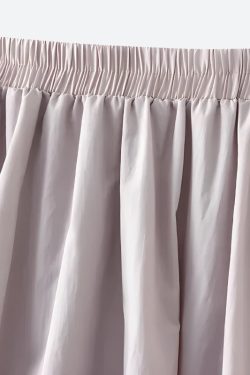 Soft Girl Pastel Bubble Midi Skirt