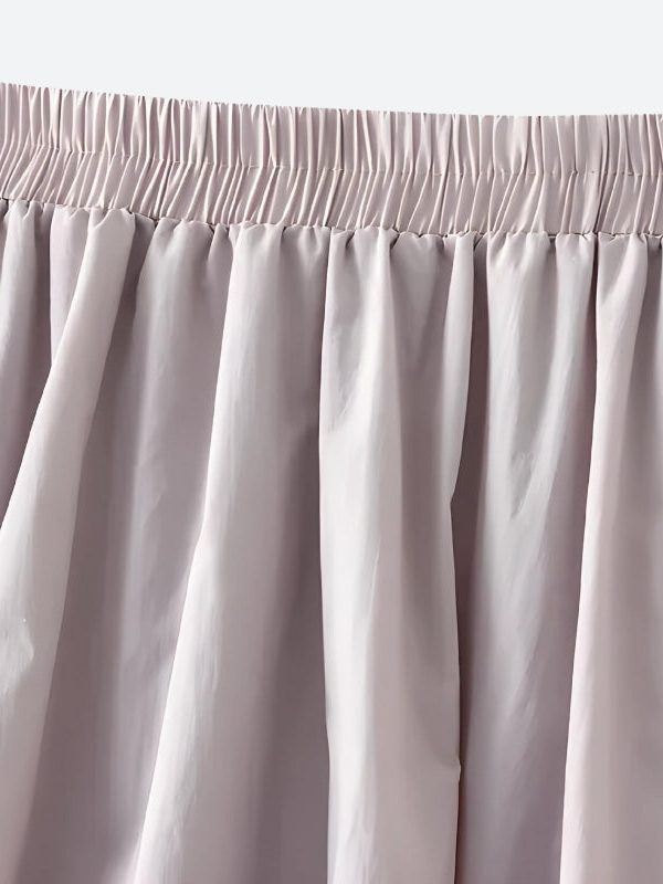 Soft Girl Pastel Bubble Midi Skirt