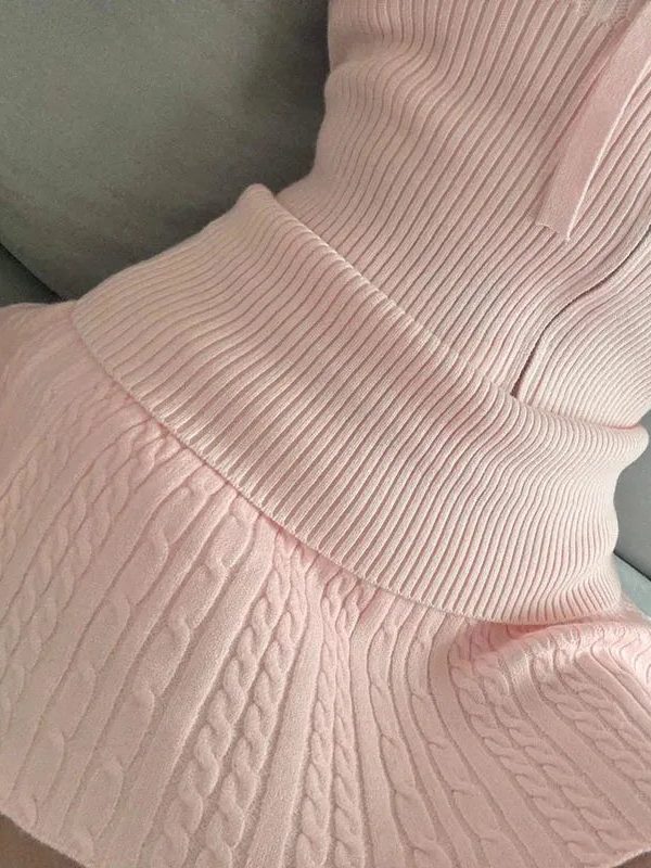 Soft Girl Pink Mini Skirt