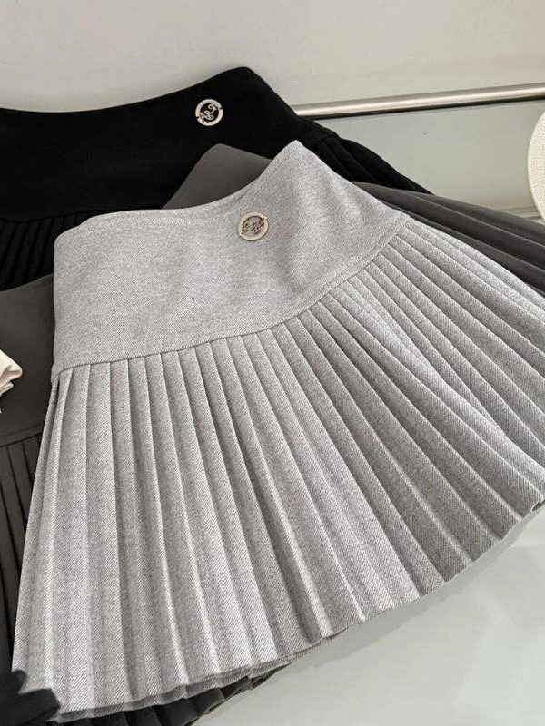 Soft Girl Pleated High Rise Mini Skort