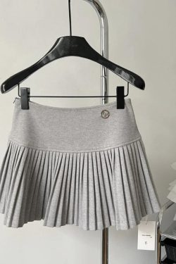 Soft Girl Pleated High Rise Mini Skort