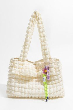 Soft Girl Popcorn Keychain Handbag