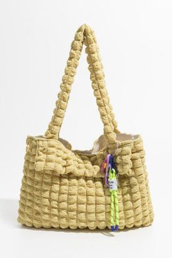 Soft Girl Popcorn Keychain Handbag