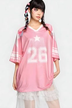 Soft Girl Star 26 Jersey Top