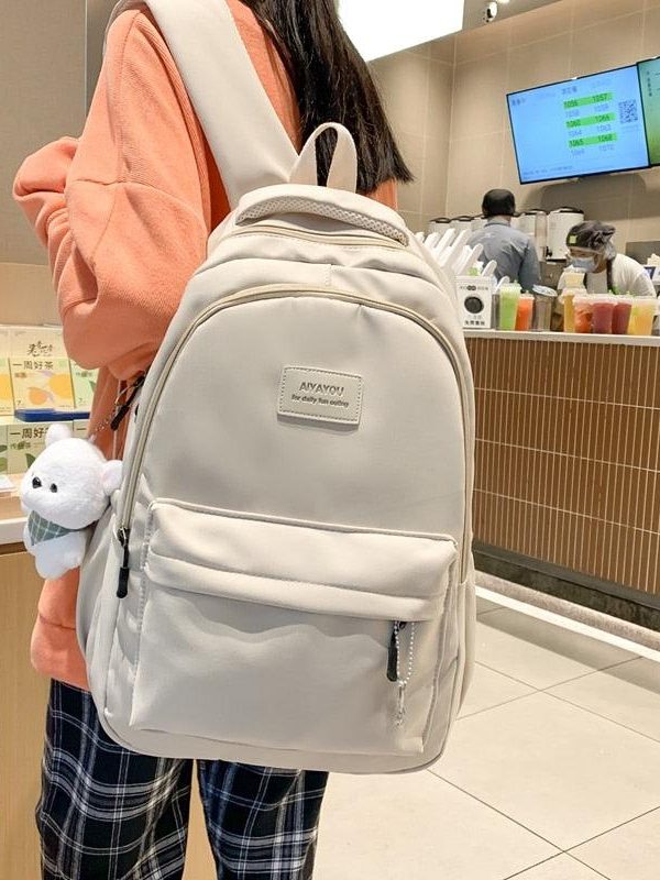 Soft Girl Waterproof School Backpack