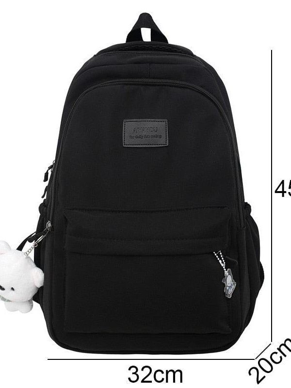 Soft Girl Waterproof School Backpack