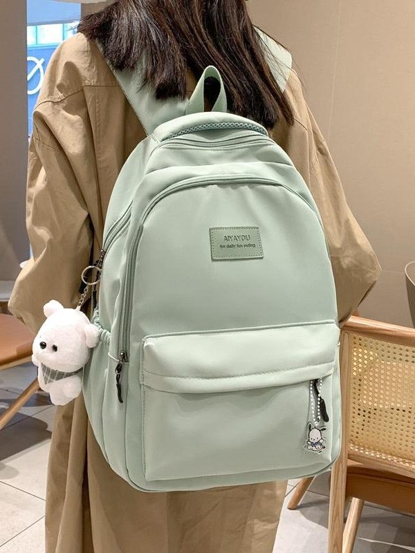 Soft Girl Waterproof School Backpack