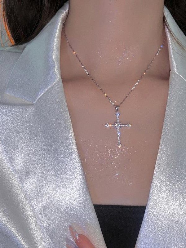 Sparkle Cross Necklace