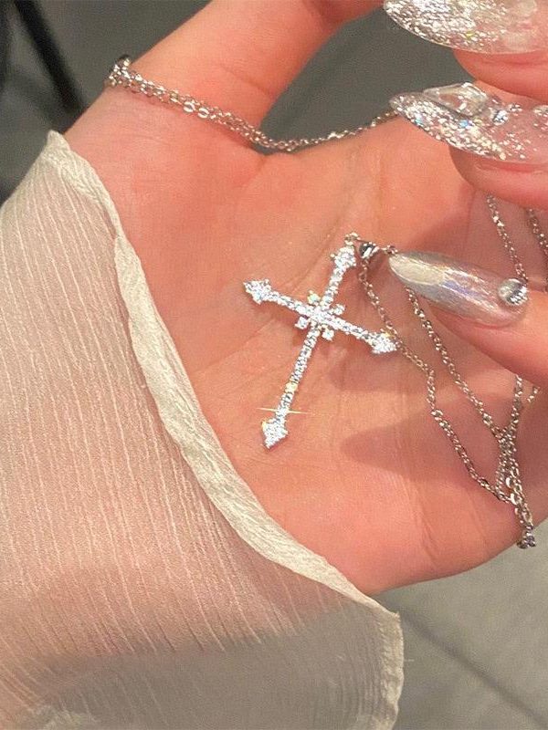 Sparkle Cross Necklace