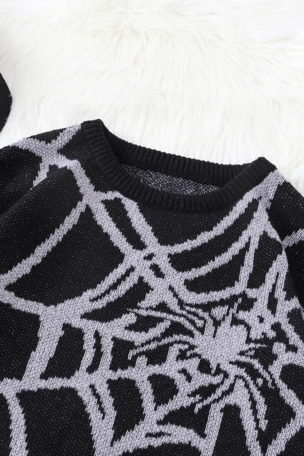 Spiderweb Pullover Sweater