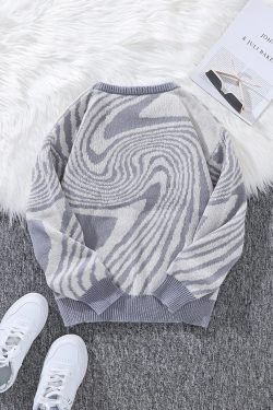 Spiral Pullover Sweater