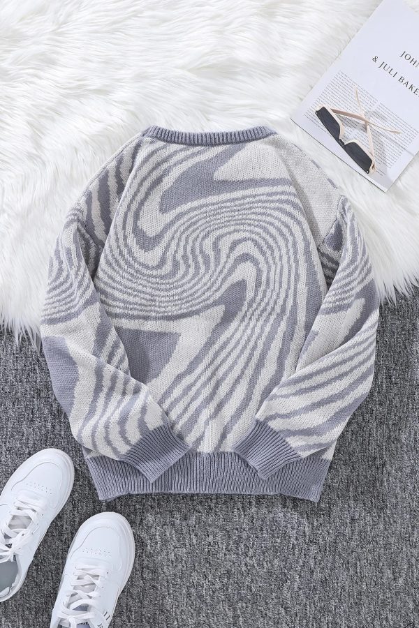 Spiral Pullover Sweater