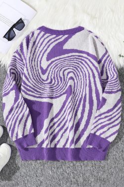Spiral Pullover Sweater