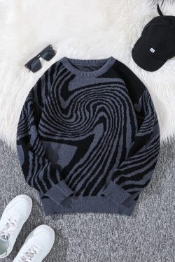 Spiral Pullover Sweater