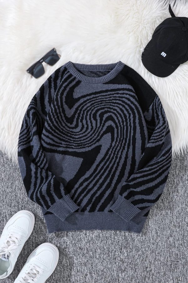 Spiral Pullover Sweater
