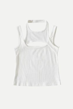 Sporty Asymmetric Tank Top