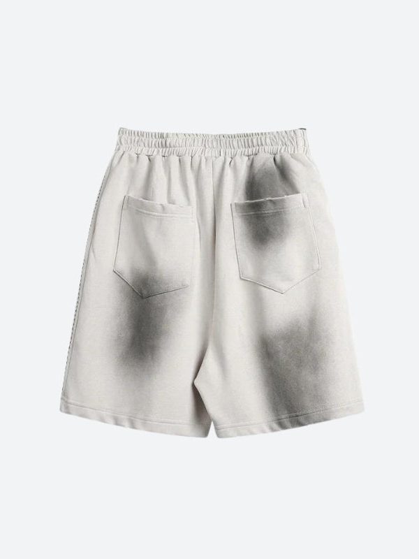 Spray-Effect Sport Shorts
