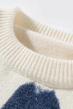 Spray Paint Soft Touch Knitted Sweater