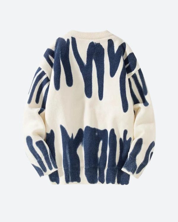 Spray Paint Soft Touch Knitted Sweater