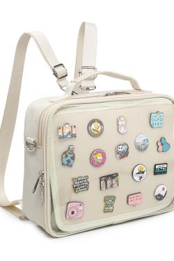 Square Crossbody and Backpack Pin Ita Bag