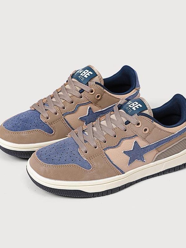 Star Embroidered Multicolor Sneakers