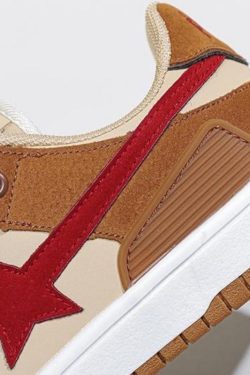 Star Embroidered Multicolor Sneakers