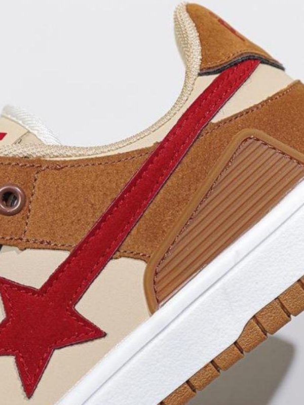 Star Embroidered Multicolor Sneakers