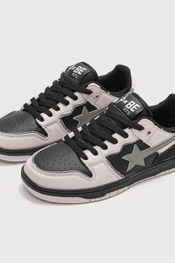 Star Embroidered Multicolor Sneakers