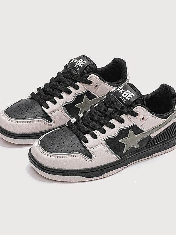 Star Embroidered Multicolor Sneakers