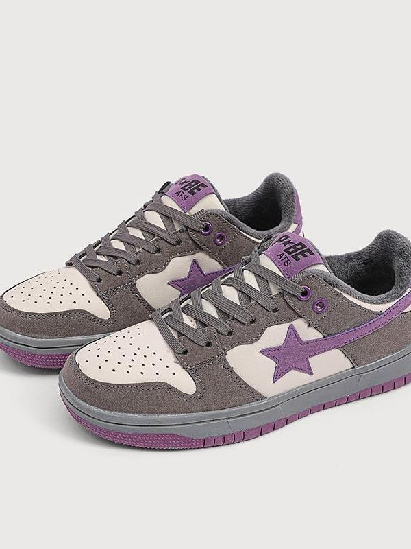 Star Embroidered Multicolor Sneakers