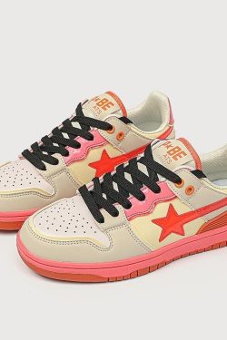 Star Embroidered Multicolor Sneakers