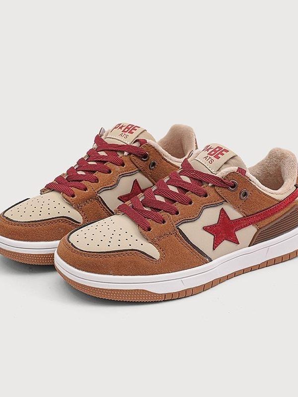 Star Embroidered Multicolor Sneakers