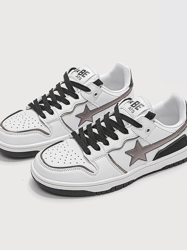 Star Embroidered Multicolor Sneakers