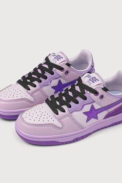 Star Embroidered Multicolor Sneakers