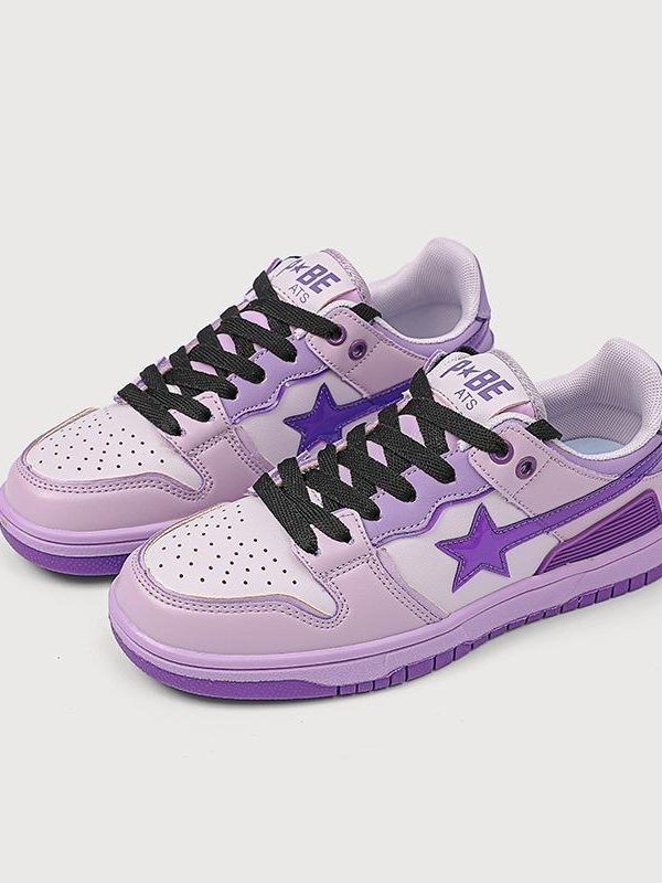 Star Embroidered Multicolor Sneakers