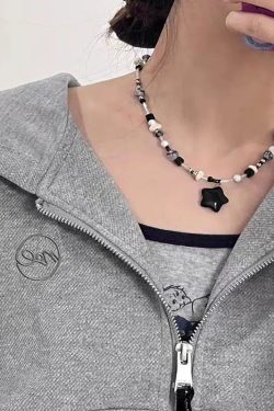 Star Pendant Beaded Necklace