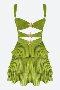 Starfish Glitter Mini Dress