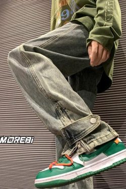 Straight Leg Baggy Jeans