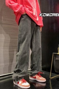 Straight Leg Baggy Jeans