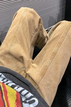 Straight Leg Baggy Jeans