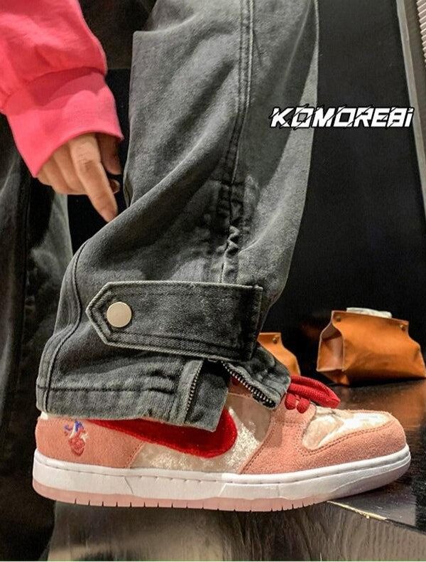 Straight Leg Baggy Jeans